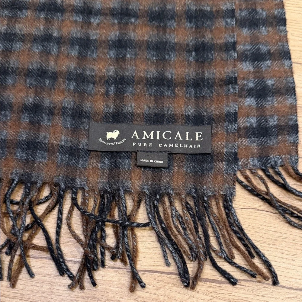 Amicale Cashmere sophisticated plaid
